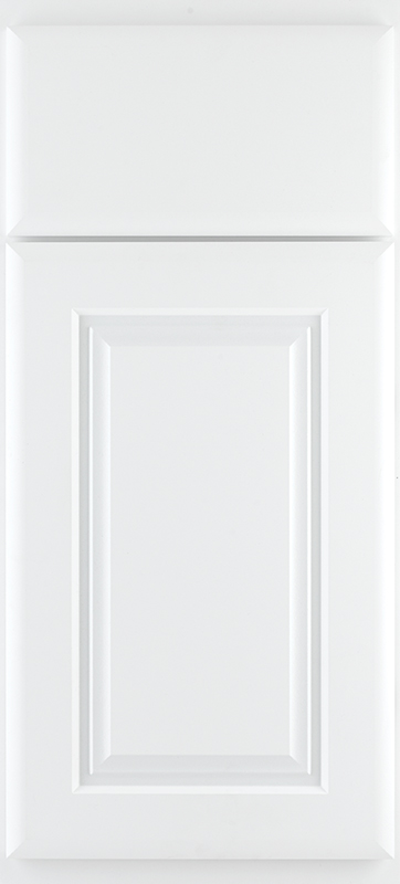 Transitional Cabinet Door Style Pinnacle MDF White