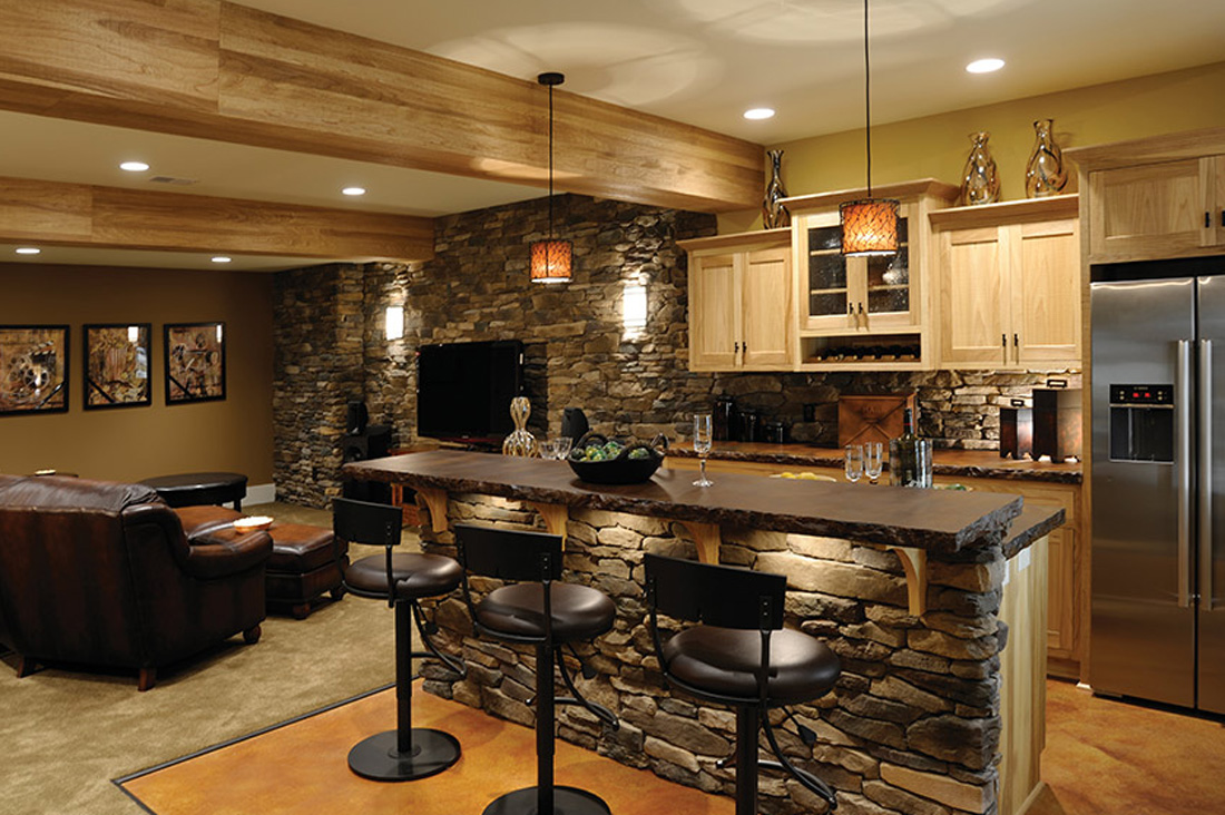 Stone for Basement Living Areas