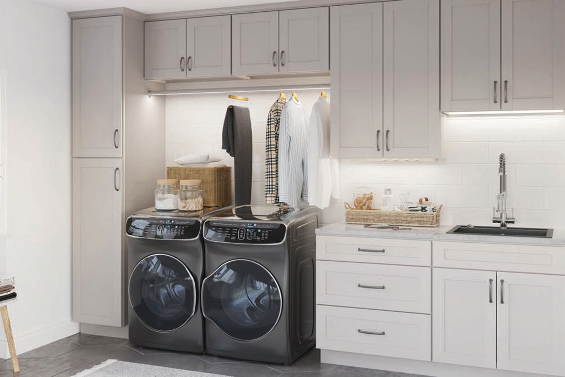 RTA Affordable Laundry Room Cabinets in Fairfield, Iowa