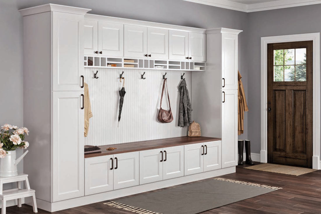 RTA Affordable Mudroom Cabinets in Fairfield, Iowa