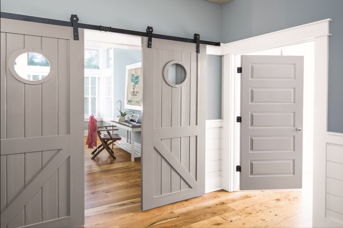 neutral sliding and hinged types of interior doors for your home