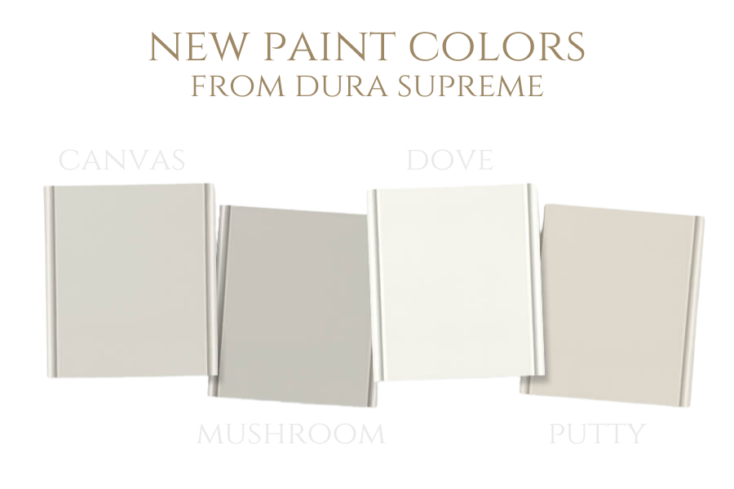 New off white paint color from Dura Supreme.