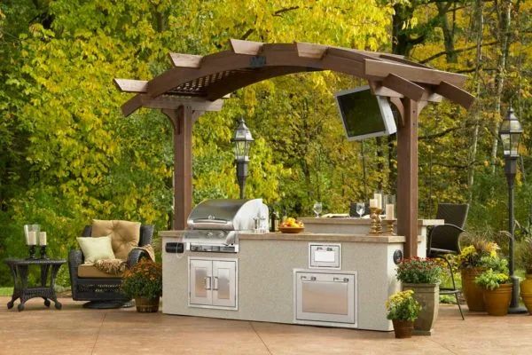 Options for Weatherproof Outdoor Kitchen Cabinets