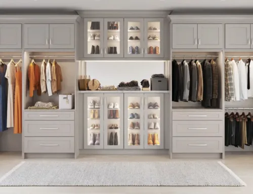 DIY Walk-In Closet with RTA Cabinetry